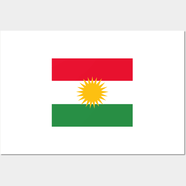 Kurdistan flag Wall Art by flag for all